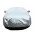 石家垫 汽车车衣车罩铝箔车套铝膜 复棉 反光条防护衣 银灰色(2XXL 两厢)第4张高清大图