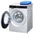 西门子(siemens) WM12U5600W 9公斤 变频滚筒洗衣机(白色) 全屏触控 流线型机身设计第4张高清大图