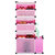 蜗家鞋柜带伞架防尘简易鞋柜组合鞋架树脂收纳柜A20601(粉色 A20601)第4张高清大图