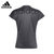 阿迪达斯羽毛球服女款比赛运动服速干短袖春夏团购印字T恤FM2014(FM2013黑色 M)第3张高清大图