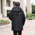 冬季男士羽绒棉服中长款连帽三合一脱卸内胆加厚保暖中老年户外套   XZLZ2915(XZLZ2915-黑色 3XL)第5张高清大图
