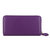 MASCOMMA头层牛皮盘拉链钱包票夹手拿包 6A008(紫色)第4张高清大图