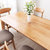 全实木独特餐桌椅组合橡木环保家具北欧现代简约一桌四椅饭桌(原木色-1.5米桌+餐椅*4)第5张高清大图