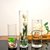 创简坊（CJIANFF） 落地直筒水培大号花器 富贵竹玻璃花瓶透明 婚庆路引(口径10cm高40cm)第4张高清大图