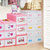 爱丽思IRIS HelloKitty儿童卡通塑料收纳箱可叠加收纳柜彩色BC500(粉色标准型)第5张高清大图