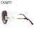 卡莎度(CASATO) 太阳镜时尚个性大框潮 防紫外线太阳镜 墨镜56126(暗酒红)第4张高清大图