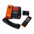 三洋（SANYO）TEL-DAW660 2.4G数字电话机（黑橙色）（可背光高档舒适按键，屏幕大，没有紫外线，语音报号，方便老人使用）第2张高清大图
