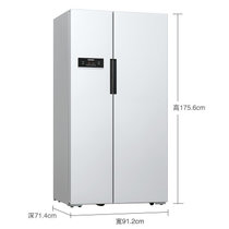 西门子(siemens)610升 变频风冷无霜 对开门冰箱 速冷速冻 KA92NV02TI