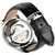 天梭Tissot手表 经典腕表 力洛克系列 全自动机械表 皮带男表(T41.1.423.33)第4张高清大图