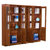 书柜置物架书柜带门玻璃书柜组合书柜办公书柜隔断柜SG-001(免漆板书柜（按门计算）)第4张高清大图