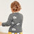 巴拉巴拉男童冬季套头毛衣婴儿线衫儿童针织衫女2018新款加厚加绒(100cm 铁灰2620)第4张高清大图