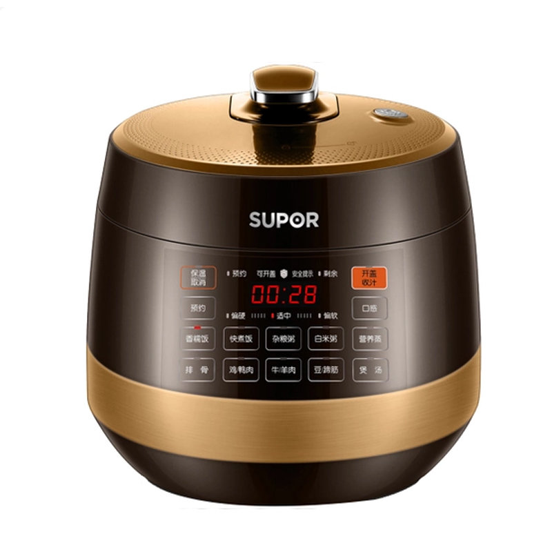 苏泊尔(supor sy-60yc01q 电压力锅家用智能高压锅6l饭煲球釜双胆