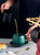 欧式小奢华创意描金咖啡杯碟套装陶瓷家用下午茶具咖啡器具配杯架(四杯四碟四勺普通杯架 默认版本)第4张高清大图