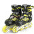 美洲狮（COUGAR）溜冰鞋儿童轮滑鞋旱冰鞋滑冰鞋可调男女直排滑轮鞋(黑黄 38-41可调)第5张高清大图