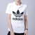 Adidas阿迪达斯三叶草T恤夏季女子纯棉阿迪经典圆领短袖t恤(CV9889 XL)第5张高清大图