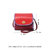 蔻驰 COACH 女士专柜款皮革单肩斜挎包红色拼色迷你158 B4QA3(红色)第2张高清大图