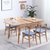 恒兴达 全白橡木餐桌椅组合 北欧小户型家具 可伸缩全实木餐桌 宽均为800mm 高均为750mm(1.1-1.4米-胡桃色 一桌四椅)第4张高清大图