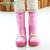 儿童雨鞋韩国新款儿童防水环保儿童雨靴宝宝雨鞋卡通雨鞋防滑雨靴(绿色 29码（内长19.2cm))第2张高清大图