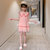 比得兔 女童夏装公主裙2021新款超洋气儿童韩版背心裙子小女孩时髦连衣裙(130 粉色)第3张高清大图