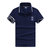 adidas阿迪达斯短袖2016夏季透气运动休闲短袖男士运动polo衫(蓝色)第3张高清大图