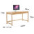 物槿 实木书桌电脑桌(单桌 140*60cm)第2张高清大图