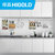 悍高（HIGOLD）曼蒂系列厨房多功能组合厨房置物架 大号斜口调味架+锅盖+90CM杆第2张高清大图