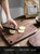 北美黑胡桃木整实木质面包砧板日式家用切菜板牛排水果小案板托盘(大号把手（整木）送绳)第4张高清大图