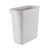 卫生间厨房缝隙垃圾桶 家用无盖塑料压圈垃圾桶 长方形夹缝垃圾桶(杏 色)第5张高清大图