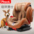 Pouch儿童安全座椅 isofix9个月-12岁 车载宝宝汽车坐椅欧标认证KS02(咖啡色布艺款)第5张高清大图