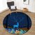电脑椅专用地毯垫加厚珊瑚绒地毯 【款式随机发货】【直径100cm】第3张高清大图