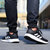Adidas阿迪达斯2018秋新款运动男鞋休闲低帮轻便透气跑步鞋BB6910 BB7066(BB7066黑色 45)第3张高清大图