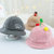 宝宝帽子秋冬季儿童保暖渔夫帽厚款羊羔绒盆帽(3-8岁 小树苗皮粉)第2张高清大图