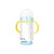贝能婴儿奶瓶宽口径带手柄高温新生儿宝宝防摔防吐奶防胀气硅胶奶瓶(蓝色280ML-奶瓶)第2张高清大图
