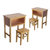 永岩钢木  实木学生课桌椅凳 YY-0053(原木色 默认)第5张高清大图