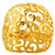 多边金都（MULTIGOLD）时尚系列千足金祥云戒指（约8.69g）第2张高清大图
