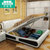 沙皮宝(SHAPBAO) 皮床1.8米双人床实木现代简约婚床1.5米床主卧皮床(床 1800*2000)第2张高清大图