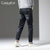CaldiceKris （中国CK）2021秋冬新款男士弹力宽松型韩版修身牛仔裤 CK-FS6813第5张高清大图