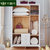 卡富丹 欧式衣柜实木 3门卧室衣橱小户型白色立柜烤漆木质衣柜G901第2张高清大图