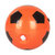 汉时（Hense）卧室创意足球儿童静音闹钟学生个性音乐夜灯石英时钟HA09(橙色)第5张高清大图