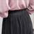 VEGININA  款2017春夏中长款百褶裙半身裙 9492(黑色 XL)第4张高清大图