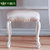 卡富丹 欧式梳妆凳 白色简约木凳化妆软包凳换鞋凳卧室组合家具G001(默认 实木妆凳)第5张高清大图