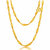 传世美钰 黄金项链足金水波纹项链 免工费(约7.35克 长约44-45cm)第2张高清大图