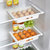 美佳多 冰箱鸡蛋收纳盒家用多功能抽屉式储物盒收纳篮冰柜分类整理架(白色)第5张高清大图