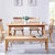 TIMI 天米 北欧实木餐桌椅 全白橡木餐桌椅组合 白橡木一桌四椅 家用饭桌组合(原木色 1.2米餐桌+4把椅子)第2张高清大图
