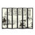福维尼 新中式屏风隔断客厅时尚 实木折屏折叠移动半透屏风办公山水屏风(以上为单扇价格需要几扇拍几扇 默认)第5张高清大图