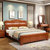 皮耐迪 卧室家具 新中式床 1.8米实木床(白色 1.8*2.0)第3张高清大图