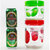 紫丁香加厚玻璃罐储物罐玻璃瓶大码透明无铅带盖厨房家用杂粮罐密封罐(丁香储物罐红+绿/1200ML)第4张高清大图
