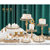 法式高端甜品台生日蛋糕婚礼派对托盘小摆盘摆架装饰水晶展示架台(法国金圆珠高脚8寸-001)第2张高清大图