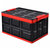 朗伯爵多功能折叠收纳箱储物箱汽车后备箱收纳箱置物箱(黑红色（50L）)第3张高清大图