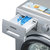 西门子(SIEMENS)WD12G4681W 8公斤 银色 洗烘一体机(其他地区发货价格)第5张高清大图